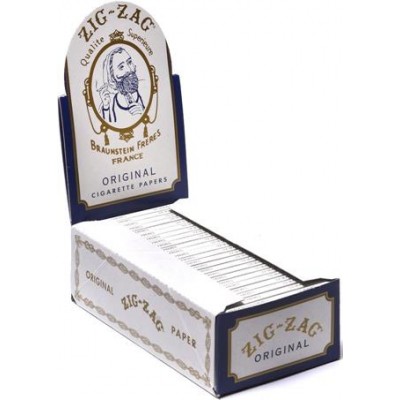 ZIG ZAG ORIGINAL CIGARETTE ROLLING PAPERS  24CT/PACK